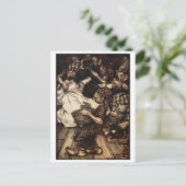 スノードロップと小人たち ポストカード (スタンド正面)