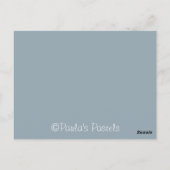 スノードロップの花の感謝のポストカード ポストカード (裏面)