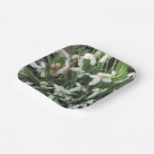 スノードロップオンザスクエア紙プレート ペーパープレート (傾斜あり)