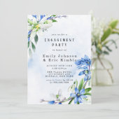 スノードロップス シラ 春の花 フラワーパーティー 招待状 (スタンド正面)