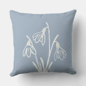 スノードロップフラワーズ1月誕生日 クッション (裏面)