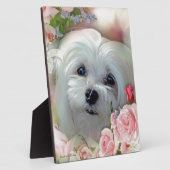 スノードロップマルチーズ フォトプラーク (側面)