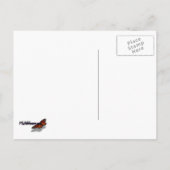 スノードロップ時の小さな白 ポストカード (裏面)