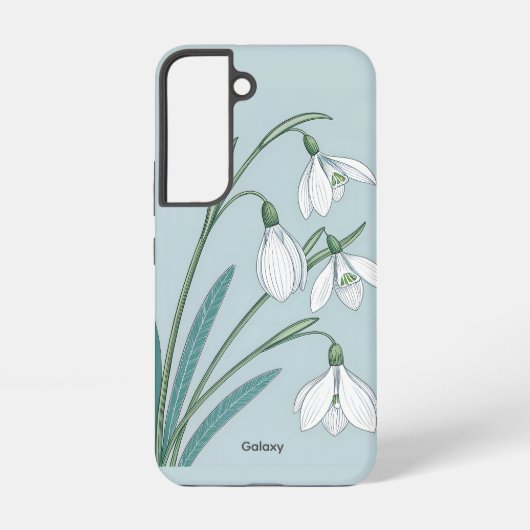 スノードロップ銀河系S22ケース SAMSUNG GALAXYケース (裏面)