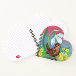 スノードロップ&ウォレンはハート型の春を召喚 ノートブック