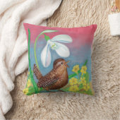 スノードロップ&ウォレンバード召喚春子供部屋 クッション (ブランケット)