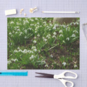 スノードロップII （ガランサス）春フローラ 薄葉紙 (クラフト)