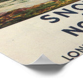 スノードンマウンテンビュー鉄道ポスター ポスター (角)