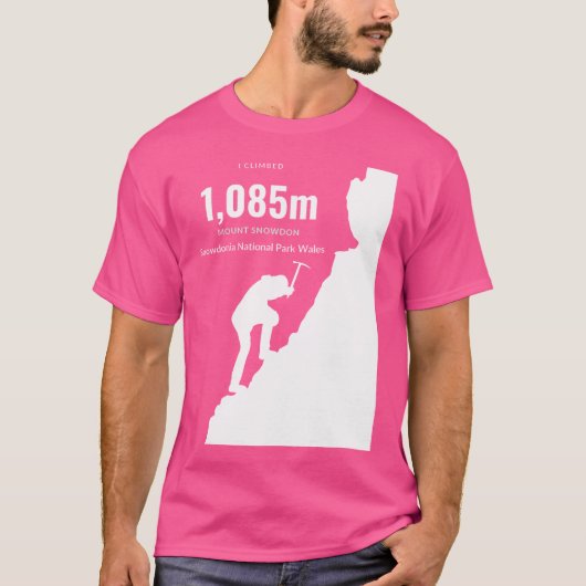 スノードン山登山 Tシャツ (正面)