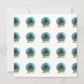 スノードームのピアノ カード (裏面)