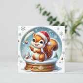 スノードームのリス シーズンカード (スタンド正面)