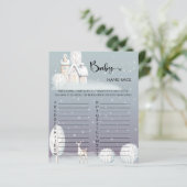 スノーハウスベビーシャワーベビーネームレースゲーム (スタンド正面)