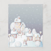 スノーハウスベビーシャワーベビーネームレースゲーム (裏面)