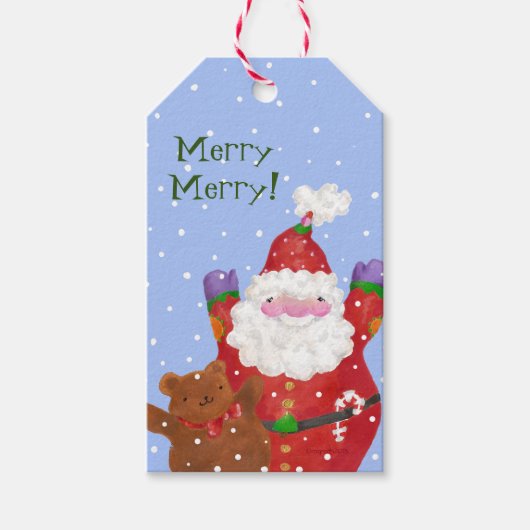 スノーハッピーギフトラベル ギフトタグ (正面)