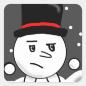 スノーハ描ンクステッカー! スクエアシール (正面)