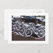 スノーバイク ポストカード (正面/裏面)