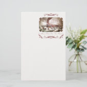 スノーバウンド列車文房具 便箋 (スタンド正面)