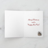 スノーバニークリスマス シーズンカード (内部)