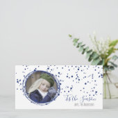 スノーバブルズホリデーリースフォトカード シーズンカード (スタンド正面)