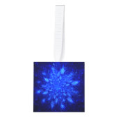 スノーバーストフラクタル キューブオーナメント (正面)