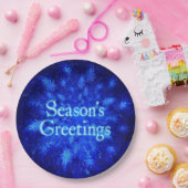 スノーバースト紙プレート ペーパープレート (パーティー)