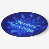 スノーバースト紙プレート ペーパープレート (アングル)