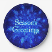 スノーバースト紙プレート ペーパープレート (正面)