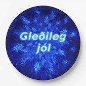スノーバースト – グリレグジョル ペーパープレート (正面)