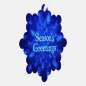 スノーバースト – シーズンの挨拶 オーナメントカード (右)