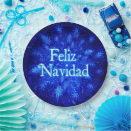 スノーバースト – Feliz Navidad ペーパープレート