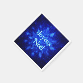 スノーバースト – Joyeux Noёl スタンダードカクテルナプキン