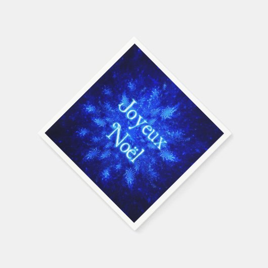スノーバースト – Joyeux Noёl スタンダードカクテルナプキン (角)
