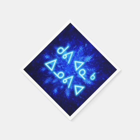 スノーバースト – Kuvianak Innovia スタンダードカクテルナプキン (角)