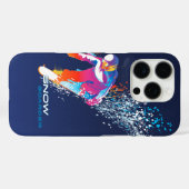 スノーバーディング | Case-Mate iPhoneケース (裏面 (横))