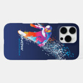 スノーバーディング | iPhoneケース (裏面横)