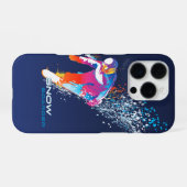 スノーバーディング | iPhoneケース (裏面横)
