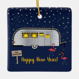 スノーバードの新年 セラミックオーナメント
