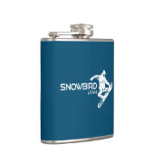 スノーバードユタのスノーボーダー フラスク (右)