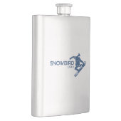 スノーバードユタのスノーボーダー フラスク (右)