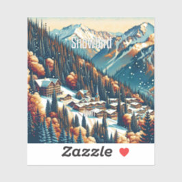 スノーバードユタ3インチビニールシール シール