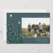 スノーパインズ |クリスマスエレガントの写真 シーズンカード (正面)