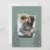 スノーパイン |クリスマスエレガントの写真 シーズンカード (正面)