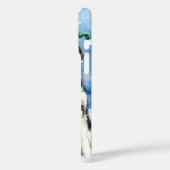 スノーパウズ クリスマス ペット 水彩 Case-Mate iPhoneケース (裏面 / 左)