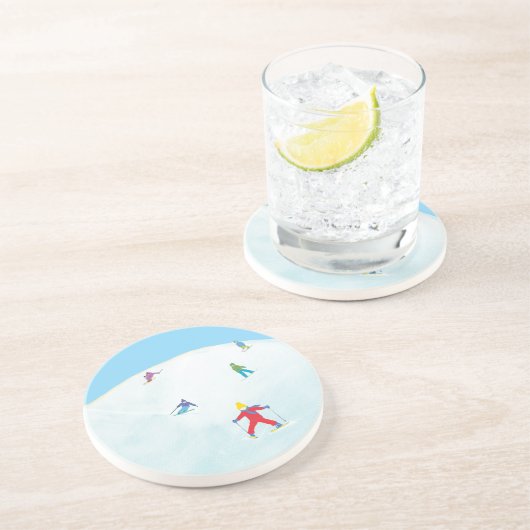 スノーヒルの小さなスキーヤー コースター (側面)