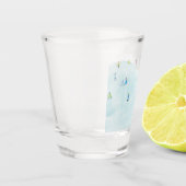 スノーヒルの小さなスキーヤー ショットグラス (左)