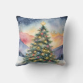 スノーヒルズクリスマスツリーライト クッション (裏面)