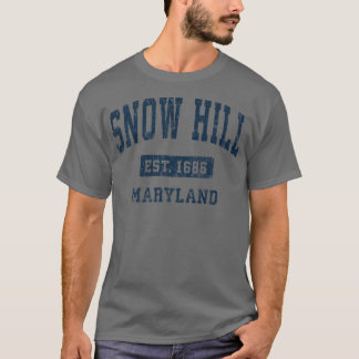 スノーヒルメリーランドMDヴィンテージスポーツデシ Tシャツ