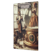 スノービクトリアングローブパフォーマーSteampunk音楽 クリップボード (左)