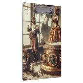 スノービクトリアングローブパフォーマーSteampunk音楽 クリップボード (右)