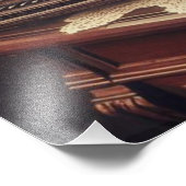 スノービクトリアングローブパフォーマーSteampunk音楽 フォトプリント (角)